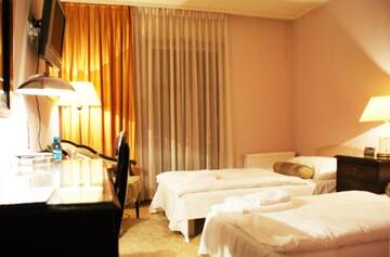 Фото номера Двухместный номер с 1 кроватью Отель Hotel Iskra by Katowice Airport г. Пирзовице 18